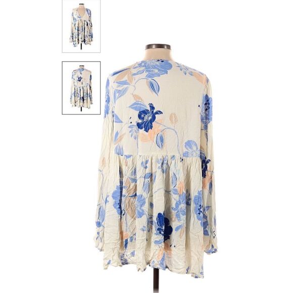 Free People floral boho tunic top - Picture 2 of 2